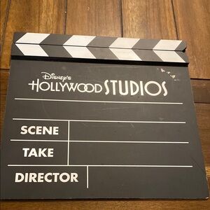 Disney World Hollywood Studios Clap Board Scene Cut Take Movie Director Prop